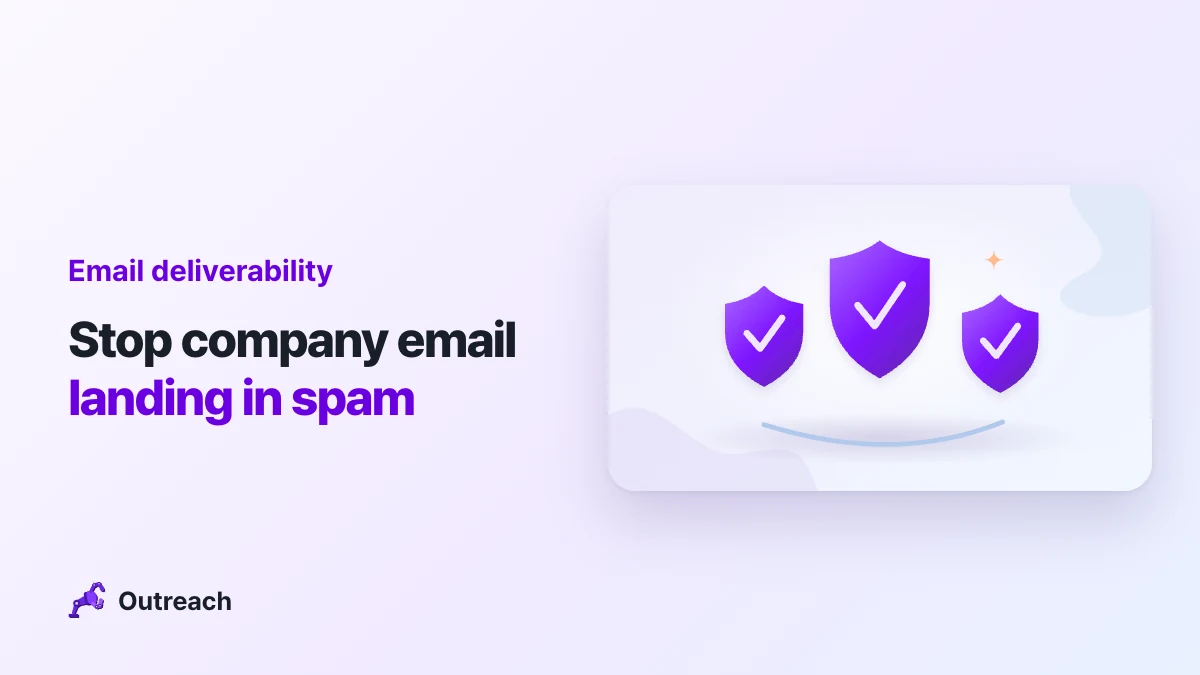 Email deliverability — Stop company email landing in spam