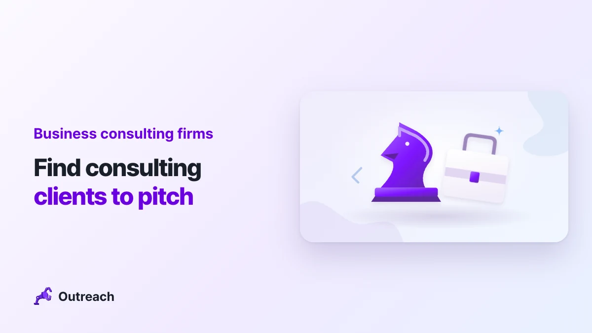 Business consulting firms — Find consulting clients to pitch